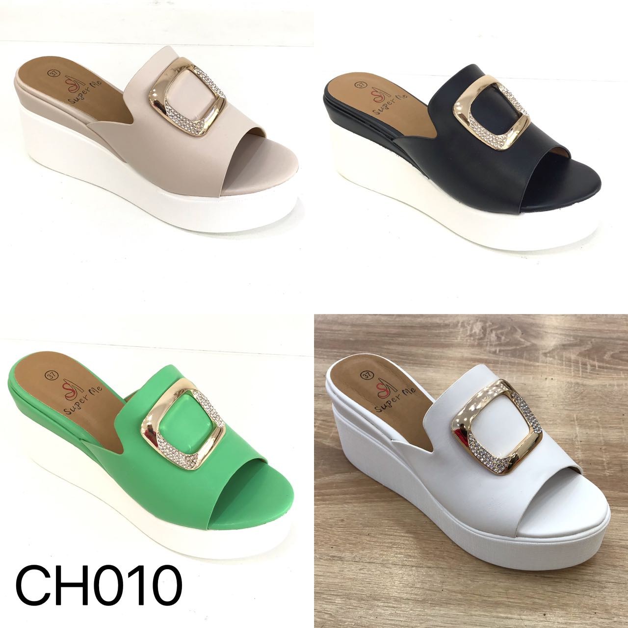 Schoenen ch010 van het merk Super Me verkocht door groothandelaar A.I. River GmbH. 1MODA B2B Mode Platform