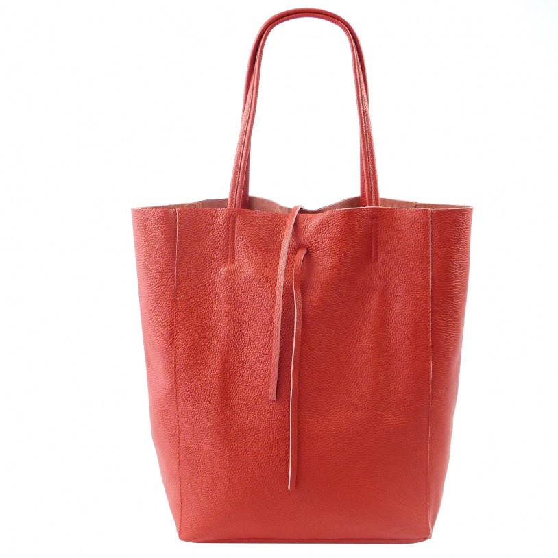 Women's Shoulder Bag Shopper in Grained cowhide SHGL2615