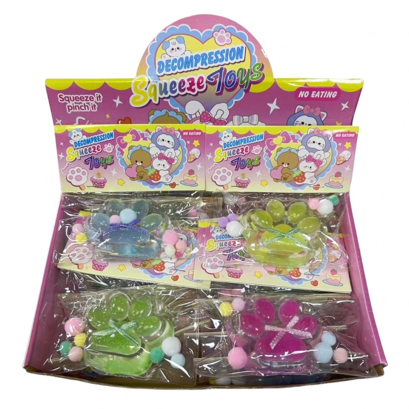 Squishy Dursichtig mit Schleife