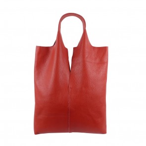 Italian Lady's Shoulder Bag Shopper in Grained cowhide SHGL333